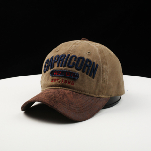 新款 潮鸭舌帽男户外休闲遮阳 水洗做旧软顶棒球帽子女夏天百搭韩版