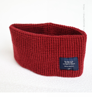 韩版ins针织束发带女宽边毛线头套日常外出洗脸发箍运动头巾发饰