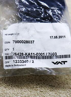 议价A025VAT 26428-KA11-0001 KF25 真空角阀