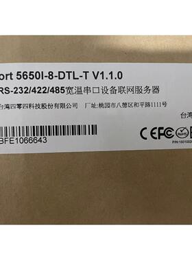 议价MOXA NPort 5650I-8-DTL-T V1.1.0 器 8口宽温