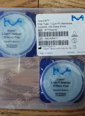 议价RTTP01300 默克密理博 Isopore PC膜聚碳酸酯膜核孔膜孔径1.2