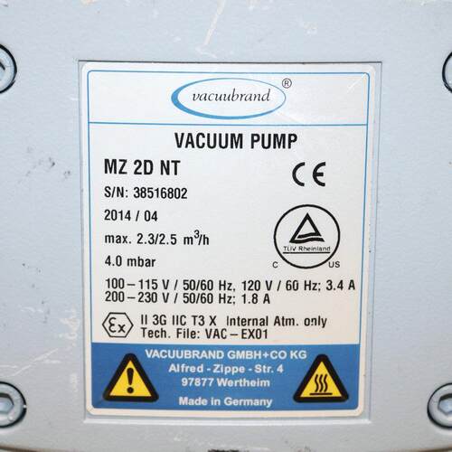 议价A025VACUUBRAND VACUUM PUMP MZ 2D NT VMZ2D 隔膜真空泵机