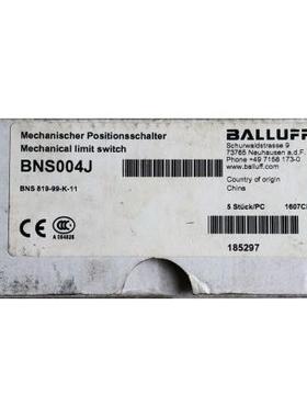 议价BALLUFF巴鲁夫传器BNS004J BNS 819-99-K-11接近开关