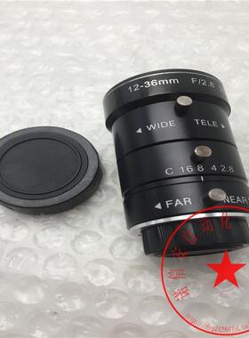 议价WOLOS工业相机镜头WL281236-2M 200万像素2/3