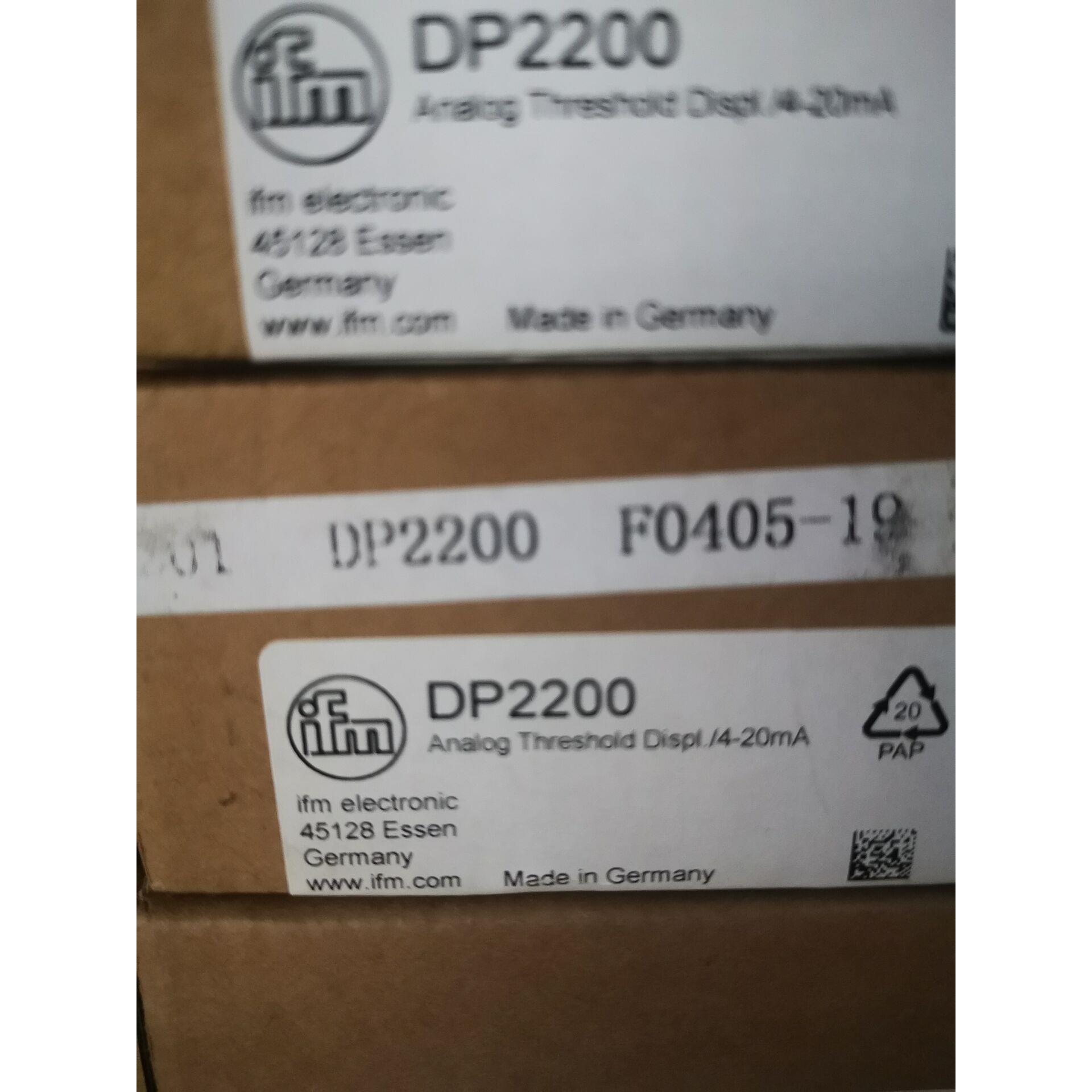 议价IFM易福门传器DP2200