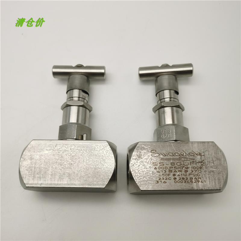议价A014Swagel世伟洛克针型阀SS-8GUF12 6000PSI 316锈钢