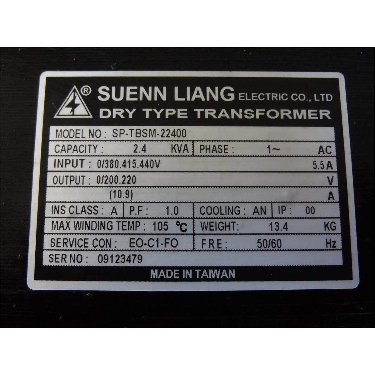 议价SUENN LIANG 顺亮变压器SP-TBSM-22 4002.机KV4A 380V转22SUE