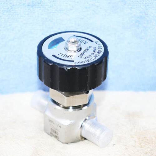 议价A025OHNO波纹管隔膜手阀 10K-1/4卡套接口SUSF 316L D-BA GC0