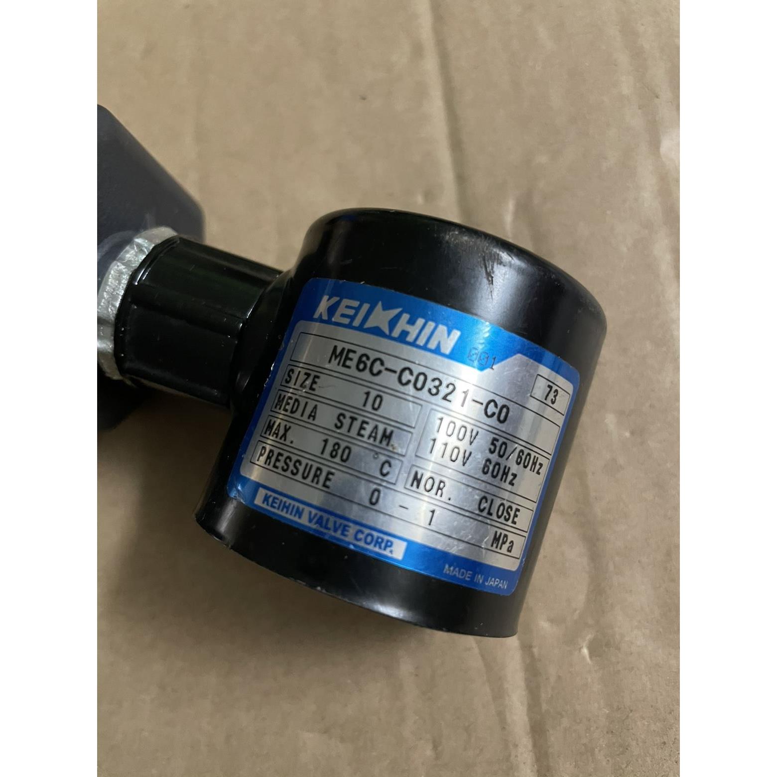 议价KEIHIN ME6C-C0321-CO 110V 180度 STEAM CLOSE