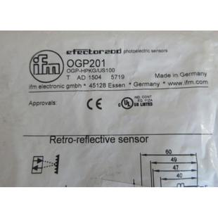 US100接近开关 HPKG 议价IFM易福门镜面反射光电传器OGP201 OGP
