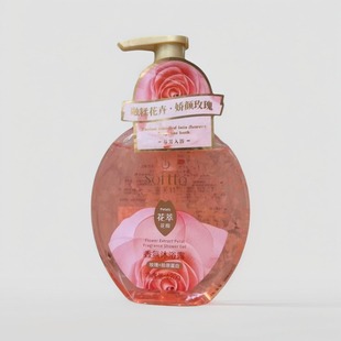 索芙特玫瑰花樱花花瓣香氛沐浴露茉莉忍冬花精油香水沐浴留香滋润