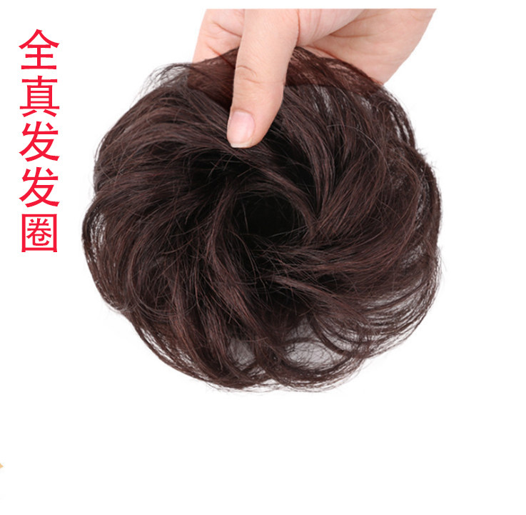 假发发圈卷发圈丸子头假发包真发