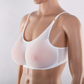 硅胶义乳文胸2合1 假奶 女直主播假胸乳房超大性感伪娘男用cos变装