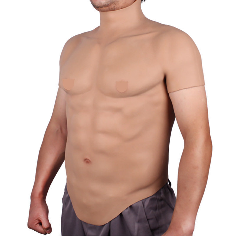 六代肌肉装伪爷猛男肌肉装 舞台剧表演服硅胶假胸肌COS用品肌肉衣