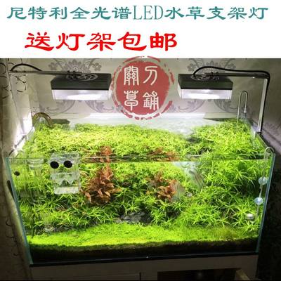 新款app控制尼特利灯全光谱led水草灯神灯支架灯草缸灯方灯 虎窝淘