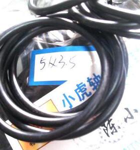 51*3.5 51X3.5 黑色丁青橡胶O型密封圈外径51内径44线径3.5毫米
