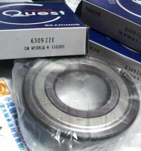 6309ZZE 80309 45*100*25 NACHI日本进口轴承内径45外100高25毫米
