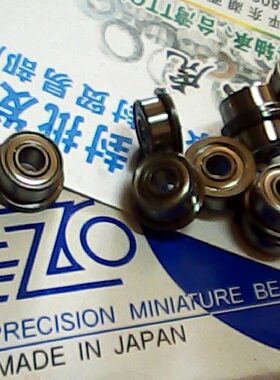 F693ZZ RF-830ZZ 3*8*4 日本EZO进口法兰轴承内径3外径8高度4毫米