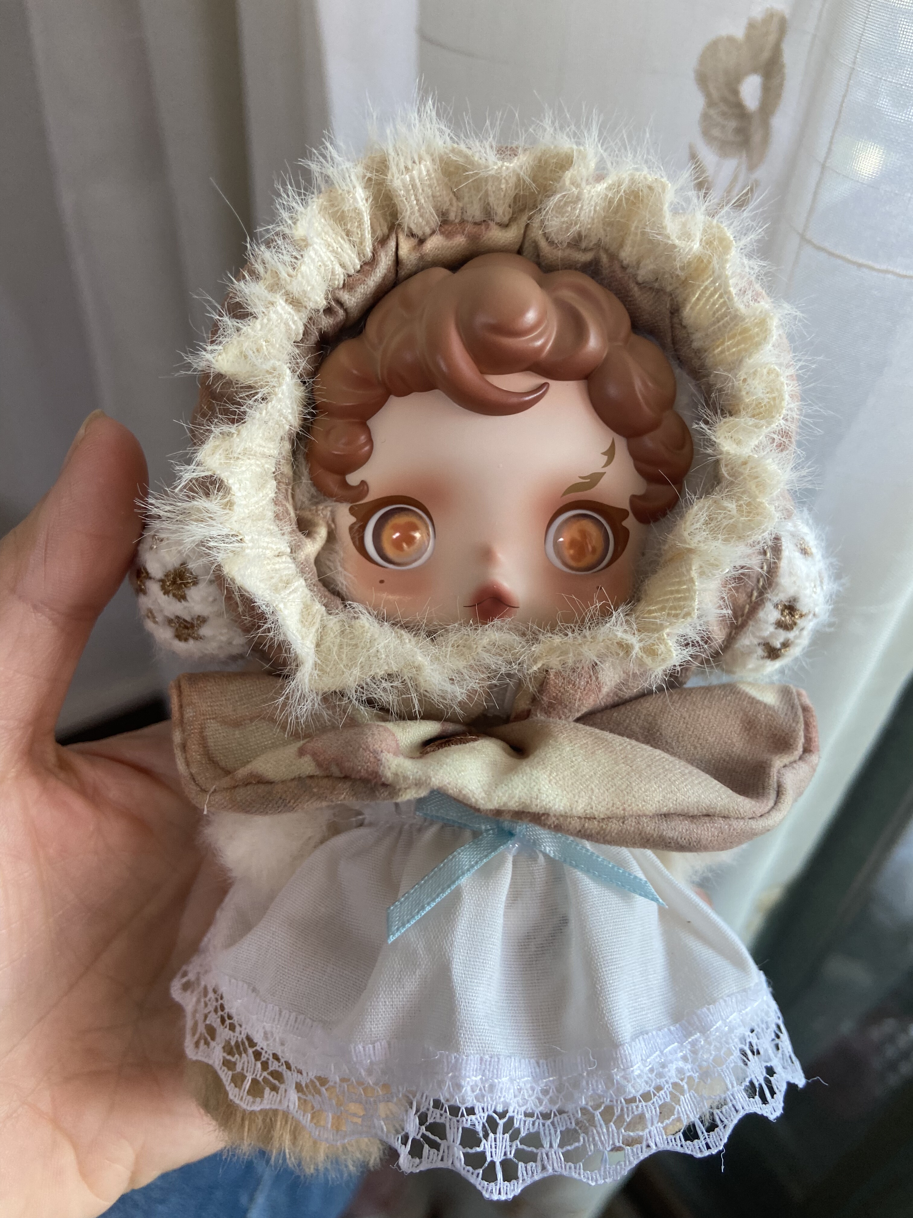 搪胶娃娃毛绒玩偶娃衣冬日乐章系列SkullPandy织光系列衣服吊带裙