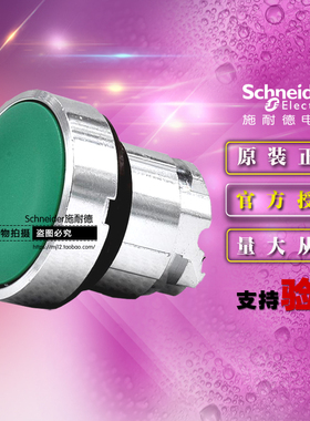 原装正品施耐德 SDS绿色平头复位按钮头 ZB4BA3 XB4 按钮操作头部