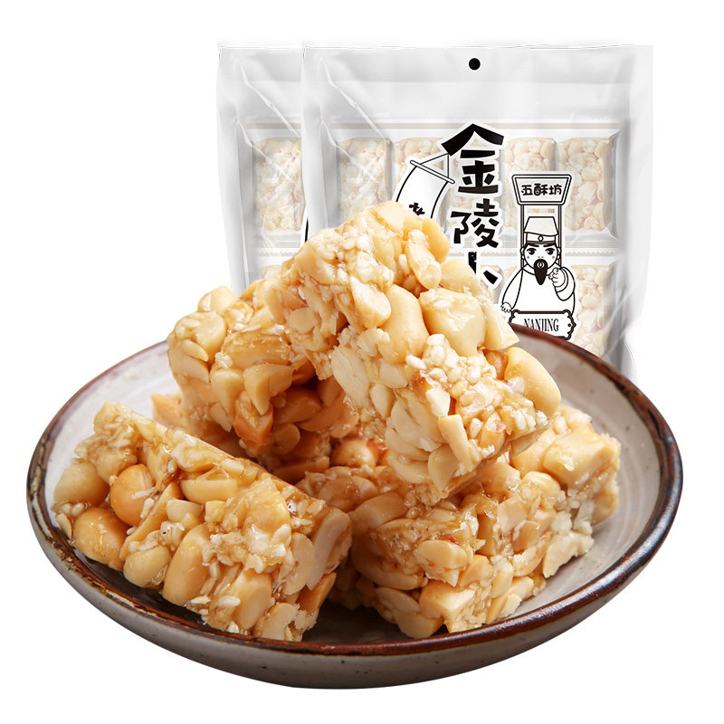 五酥坊花生酥糖四川特产糖果中式糕点休闲零食小吃416g