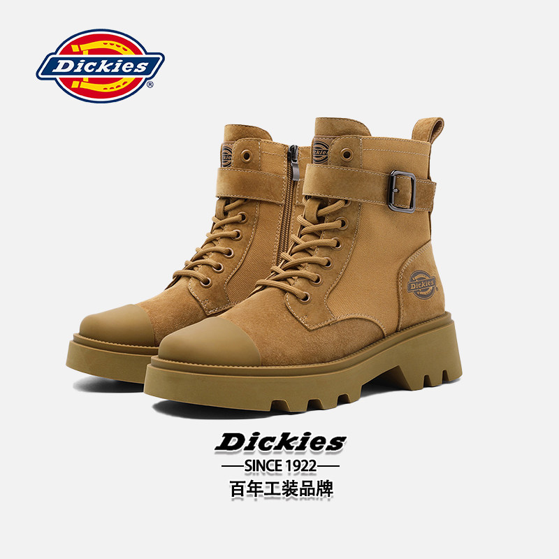 Dickies马丁靴女款2024新款冬季女靴户外登山短靴女款工装靴子女,女鞋,马丁靴,淘宝优惠券,粉丝福利购,淘宝优惠卷