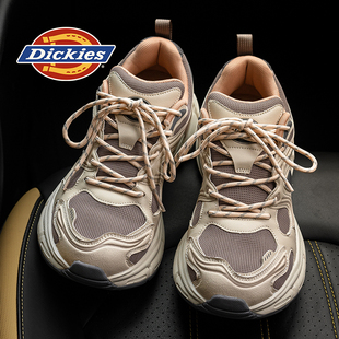 Dickies老爹鞋男2026新款春季男鞋透气减震户外运动鞋男士休闲鞋