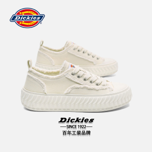 子女低帮小白鞋 女款 女夏款 平底百搭女鞋 透气休闲鞋 Dickies帆布鞋