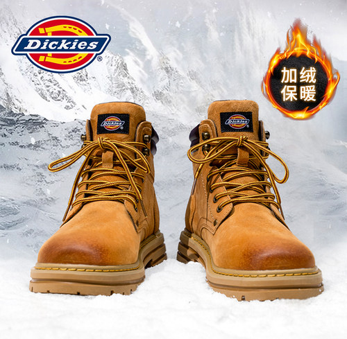 Dickies雪地靴加绒棉鞋加厚男靴