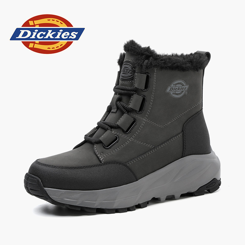 Dickies雪地靴男款冬季加绒保暖棉鞋男鞋2025新款男士棉靴马丁靴,流行男鞋,时尚雪地靴,淘宝优惠券,粉丝福利购,淘宝优惠卷