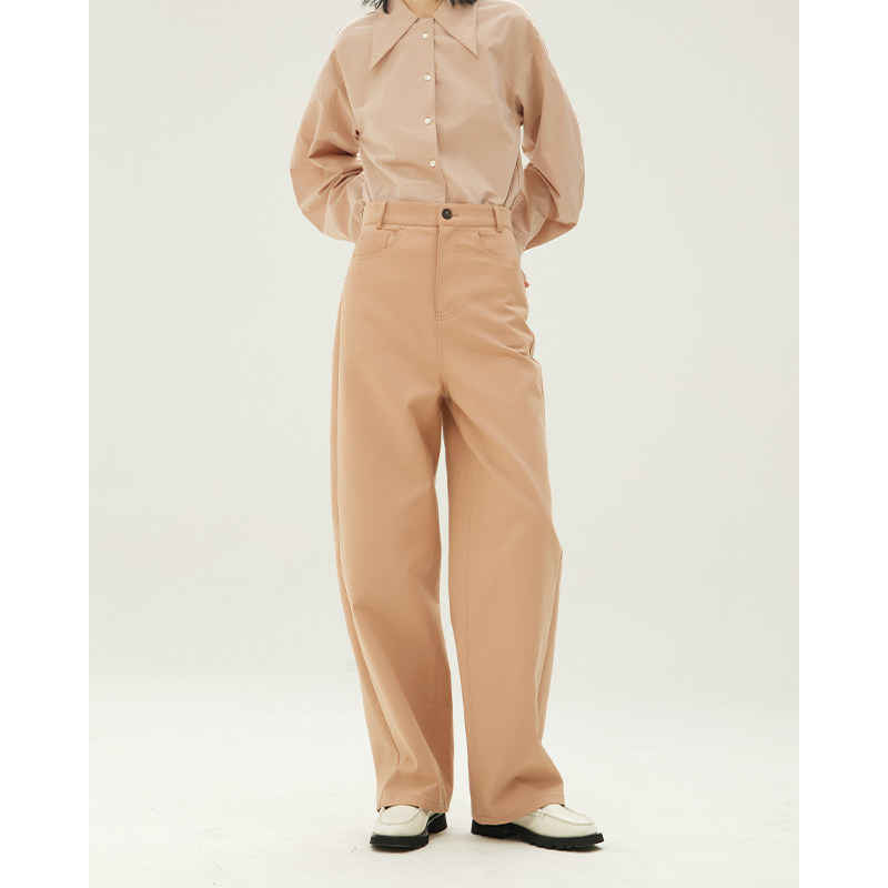 MeeLeeMeeLab 原创绅士优雅复古高腰修臀休闲宽松阔腿长裤,女装/女士精品,休闲裤,淘宝优惠券,粉丝福利购,淘宝优惠卷