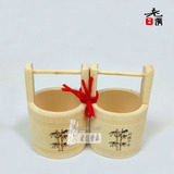 Bamboo Products Natural Small Bucket Small Bamboo Tube маленький подарок ...