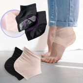 韩国进口男女冬季 袜硅胶防臭袜防冻护脚跟防裂袜子 脚后跟防干保湿