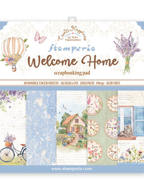 新款Stamperia欢迎回家 欧洲进口经典纸本Vicky Welcome Home