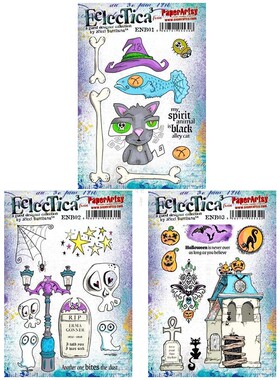 Paper Artsy21年新款万圣猫咪橡胶泡棉印章 Nicci Battilana