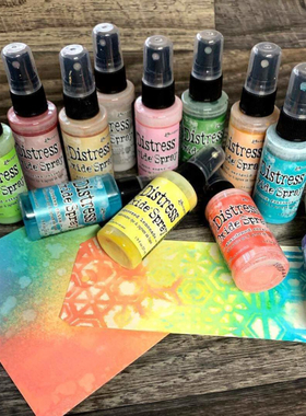 Tim Holtz氧化物喷雾颜料 水性复古斑驳Distress Oxide spray