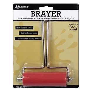 Ranger颜料滚轮手墨辘刷背景上色Gel Brayer Plate