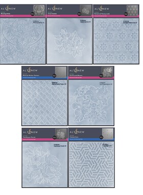 新Altenew塑料压花模板 茉莉花纹理夹立体Embossing Folder21