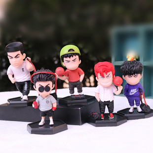 Q版潮服灌篮高手公仔湘北樱木花道流川枫人偶模型手办桌面小摆件