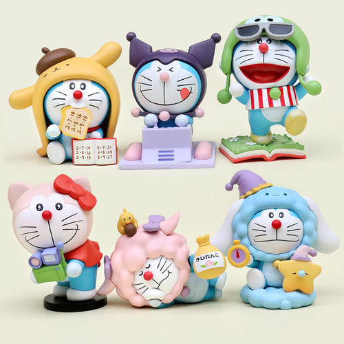 卡通动漫蓝胖子COS库洛米KT手办