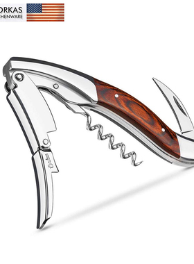 美国CORKAS 红酒开瓶器 红酒刀海马刀 葡萄酒瓶启 corkscrew包邮