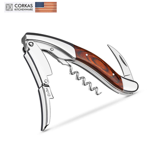 美国CORKAS 红酒开瓶器 红酒刀海马刀 葡萄酒瓶启 corkscrew包邮