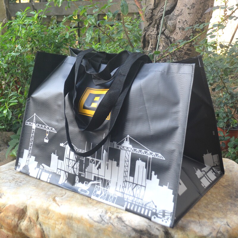 包邮外贸加厚防水礼品袋手拎袋超大号手提环保购物袋编织防雨袋子