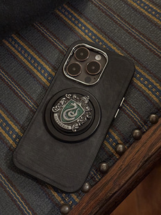 哈利波特斯莱特林学院徽章魔法复古小众设计感iPhone苹果磁吸气囊支架手机壳
