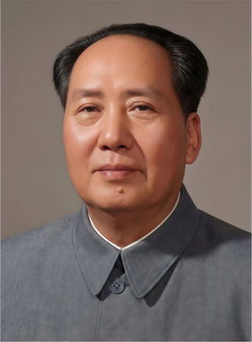 伟人毛主席高清像书房客厅室内墙面装饰防水贴纸贴画海报自粘贴