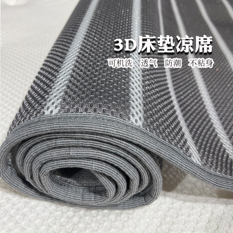 夏季家用凉席学生宿舍3D席垫子空调房用凉而不冰可折叠水洗26新款