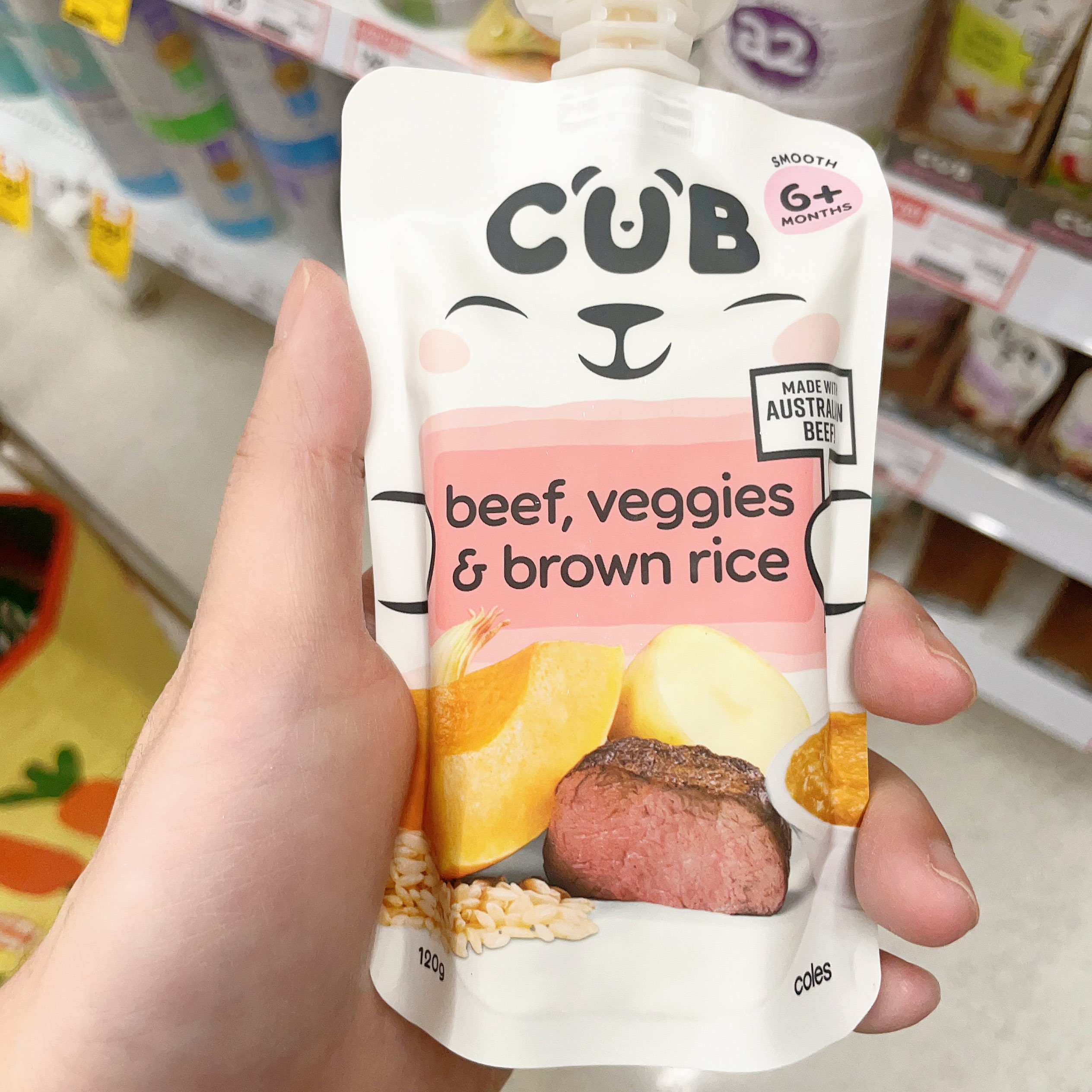 澳洲代购直邮 CUB 宝宝辅食 蔬菜泥 果泥 6月+ 健康无添加 1件