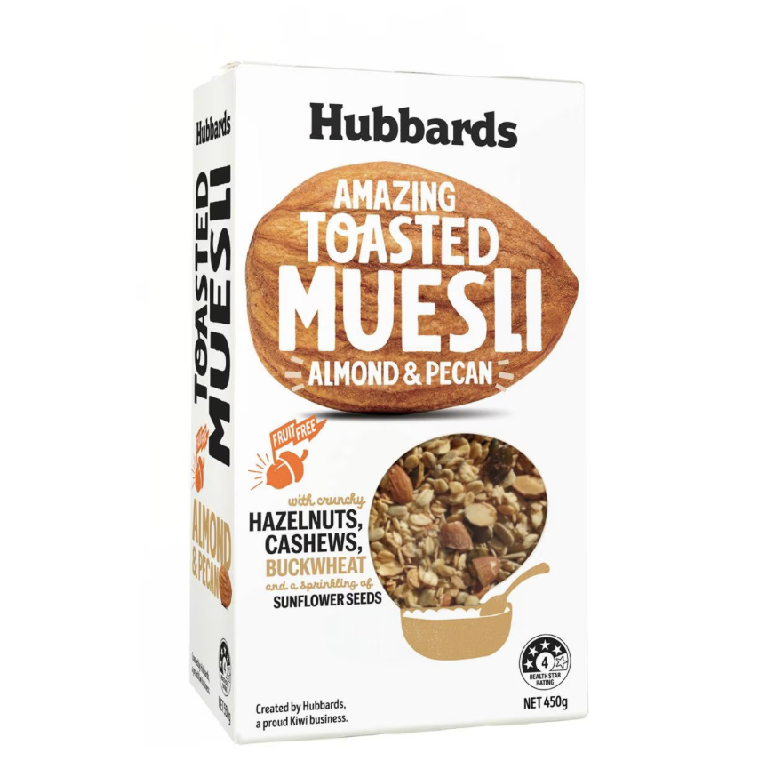 澳洲代购直邮Hubbards Be Mighty有益健康全麦燕麦山核桃坚果麦片