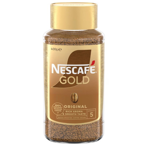 澳洲代购直邮Nescafe Gold雀巢金牌阿拉比卡罗布斯塔速溶咖啡400g