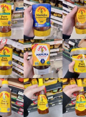 澳洲代购直邮康蜜乐 Capilano 蜂蜜天然经典倒立装桶装麦卢卡蜂蜜